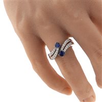 Anello Fanton Gioielli Donna ANELLI ZAFFIRO in Oro bianco Zaffiro 0.52 Ct MR40016924 - MR40016924